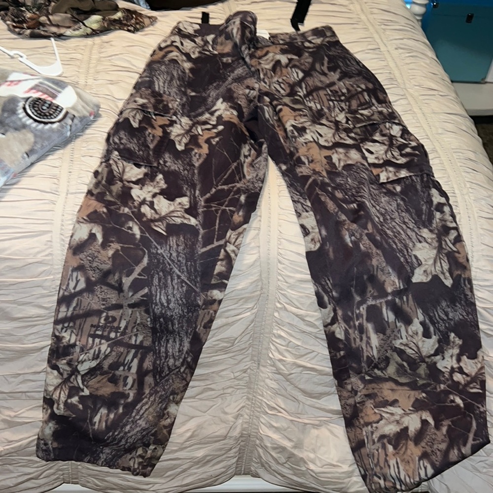 Wool rich camo pants size medium